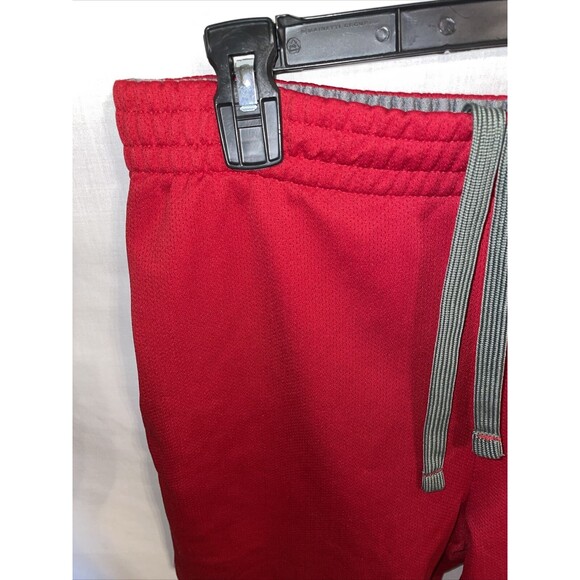 Athletic Works Athleisure Shorts Men’s Size Small Red Stretch Waist Drawstring - Picture 5 of 12